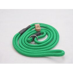 Gemina retriever line med lderstop 120 cm x 8 mm 