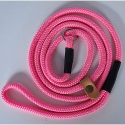 Gemina retriever line med lderstop 130 cm x 6/8 mm