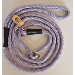 Den Moderne Gemina retriever line med indvendig metalstop og udvendig lderstop 130cm x 6/8/10 mm