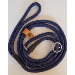 Den Moderne Gemina retriever line med indvendig metalstop og udvendig lderstop 130cm x 6/8/10 mm