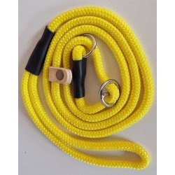 Den Moderne Gemina retriever line med indvendig metalstop og udvendig lderstop 130cm x 6/8/10 mm