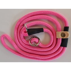 Den Moderne Gemina retriever line med indvendig metalstop og udvendig lderstop 130cm x 6/8/10 mm