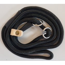 Den Moderne Gemina retriever line med indvendig metal stop og udvendig lder stop 120 cm 8/10 mm