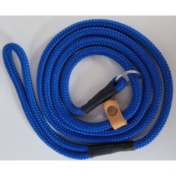 Gemina retriever line med lderstop 120 cm x 8 mm 