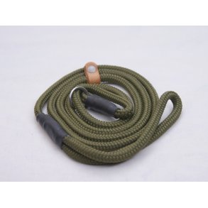 Gemina retriever line med lderstop 120 cm x 8 mm 