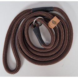 Gemina retriever line med lderstop 130 cm x 6/8 mm