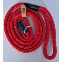 Gemina retriever line med lderstop 130 cm x 6/8 mm