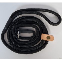 Gemina retriever line med lderstop 130 cm x 6/8 mm