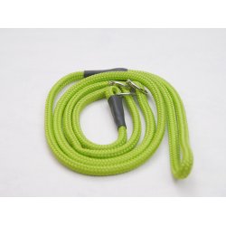 Den Moderne Gemina retriever line med indvendig metalstop  og udvendig lderstop 150 cm  8/10 mm